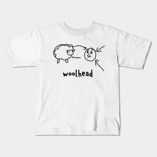 woolhead Kids T-Shirt by tWoTcast